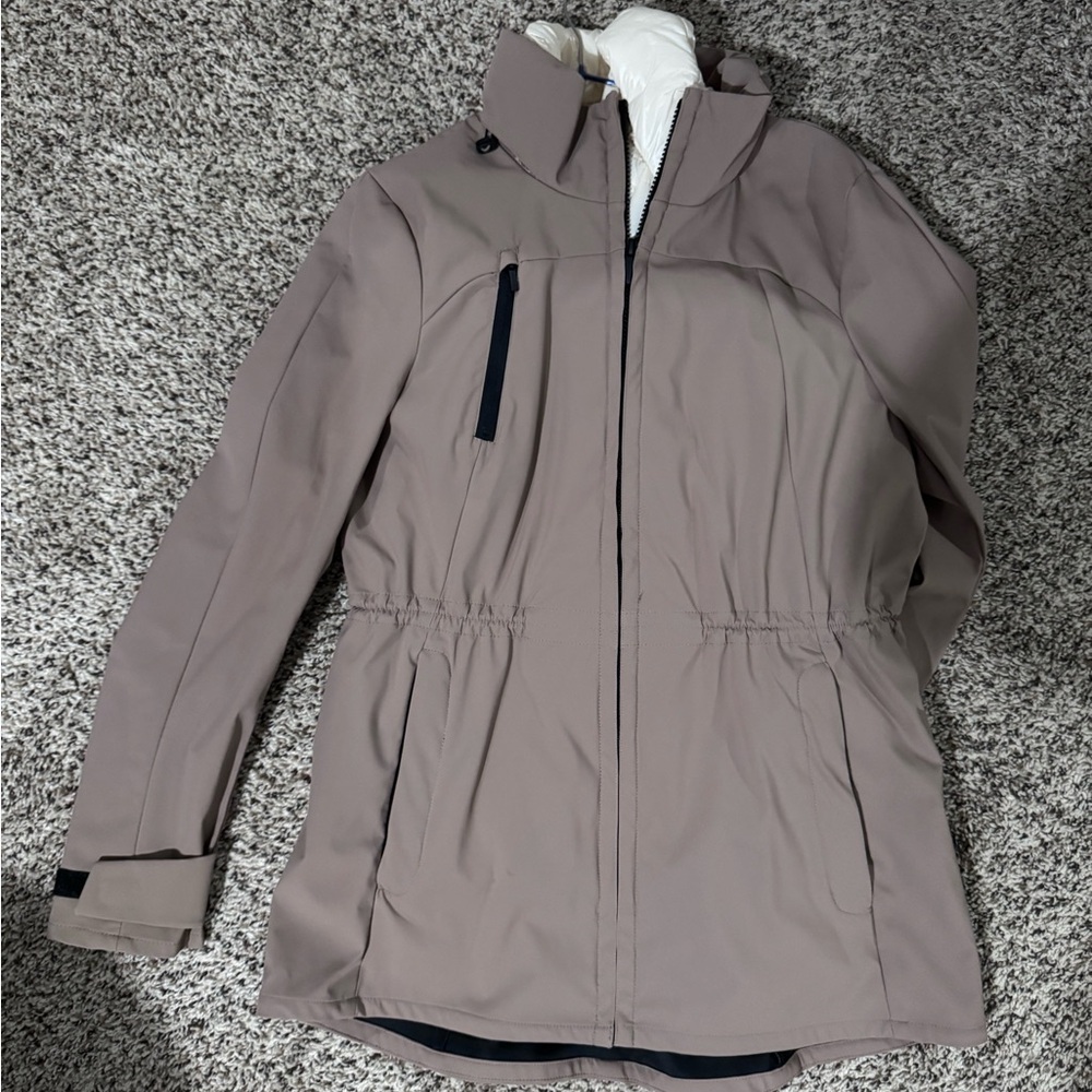 Cole Haan Women's Stylish Taupe Ski Jacket